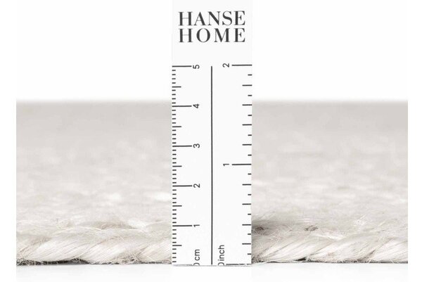 Krémový oboustranný/ručně tkaný jutový koberec 80x150 cm Juno – Hanse Home
