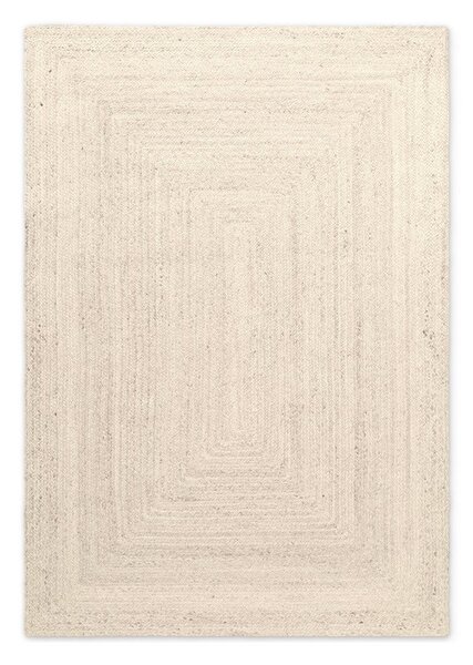 Krémový oboustranný/ručně tkaný jutový koberec 80x150 cm Juno – Hanse Home