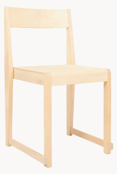 Jídelní židle z březového dřeva 01