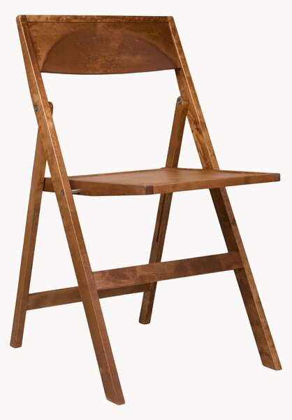 Skládací jídelní židle z březového dřeva Flat