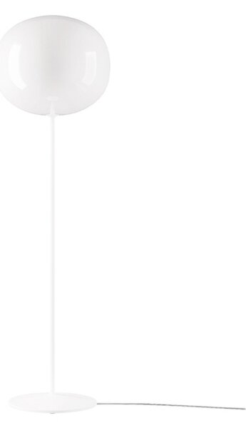 Stojací Lampa Lodes, Bílá, Obývací pokoj, Sklo