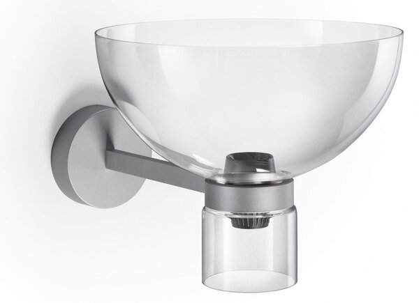 Nástěnná Svítidla FLOS, Nocturne Bowl, stmívatelné, Metalická, Chodba, Hliník, Design