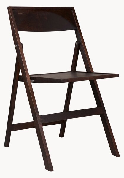 Skládací jídelní židle z březového dřeva Flat