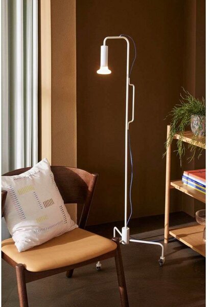 Stojací Lampa Hübsch, Šedá, Obývací pokoj, Kov, Design