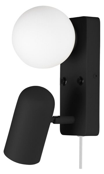 Nástěnná Svítidla Globen Lighting, Černá, Obývací pokoj, Sklo