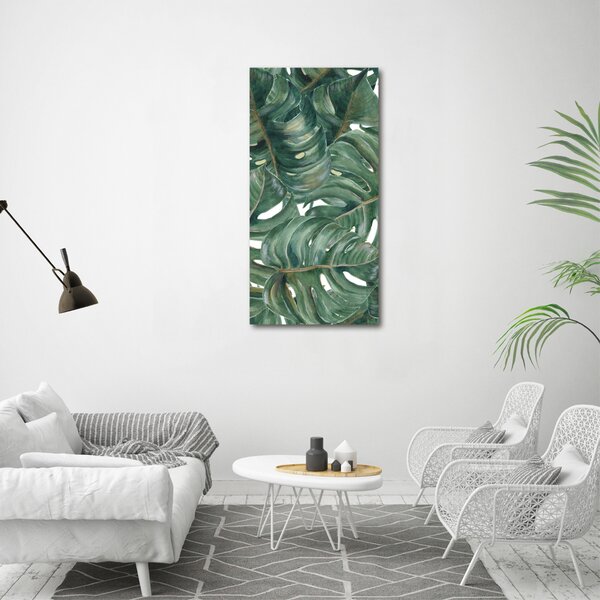 Vertikální Vertikální Foto obraz na plátně do obýváku Monstera ocv-101969533