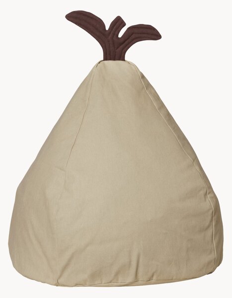 Sedací vak z organické bavlny Pear Bean