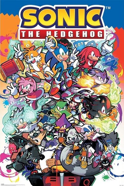 Plakát, Obraz - Sonic The Hedgehog - Sonic Comic Characters