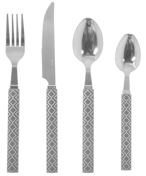 Secret de Gourmet nerezová sada příborů s zdobenou rukojetí, 24 kusů