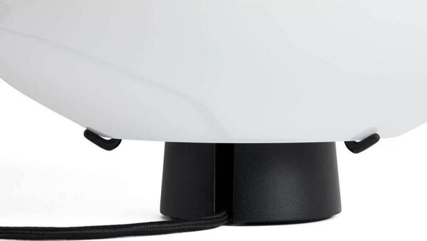 Stolní lampa HAY, Bílá, Ložnice, Sklo