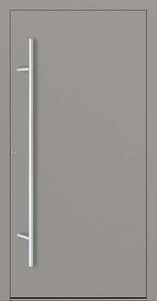 Hliníkové vchodové dveře FM Turen Premium P90 M00 šedá/bílá RAL9007/9016