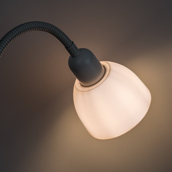 Brilagi - Stojací lampa ARIANA 1xE27/100W/230V + 1xE14/25W bílá