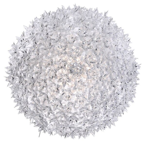 Stropní Lampa Kartell, Bloom C1, Transparentní, Obývací pokoj, Plast, Design