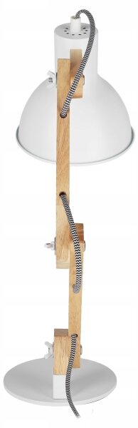 Stolní lampa 1xE27/40W/230V bílá