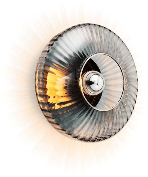 New Wave Optic Nástěnné Svítidlo XL Smoke/Silver DESIGN BY US
