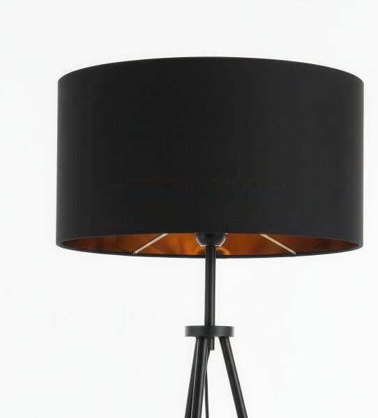 Stojací lampa 1xE27/40W/230V černá