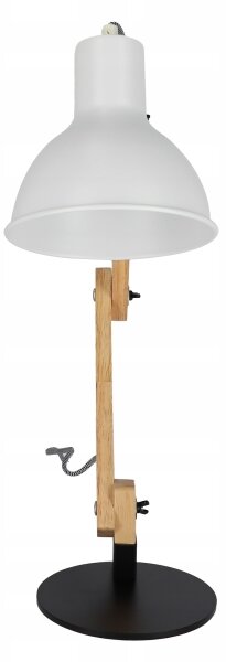 Stolní lampa 1xE27/40W/230V bílá/černá