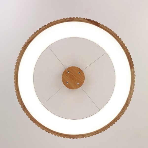 Brilagi - LED Lustr na lanku FALCON WOOD MODERN LED/40W/230V pr. 60 cm dřevo