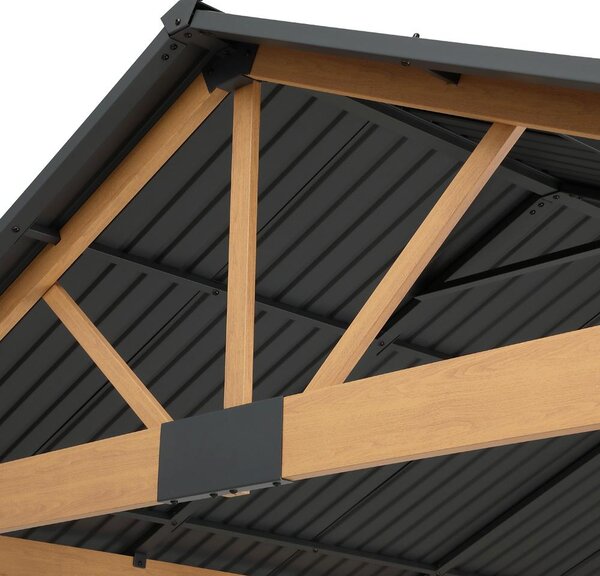 Hliníková pergola Avenberg PAVILIO 5x3m natur