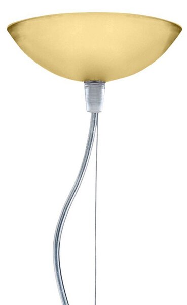 Závěsná svítidlo Kartell, Small FL/Y, Zlatá / mosazná, Obývací pokoj, Plast, Design