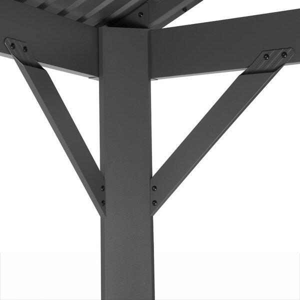 Hliníková pergola Avenberg PAVILIO 5x3m černá