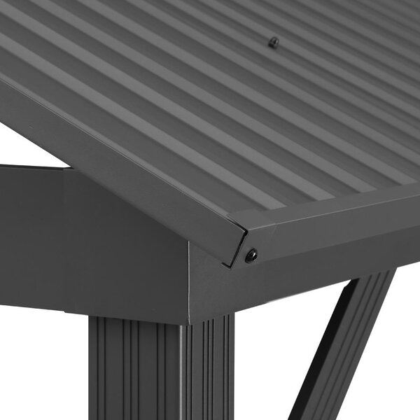 Hliníková pergola Avenberg PAVILIO 5x3m černá