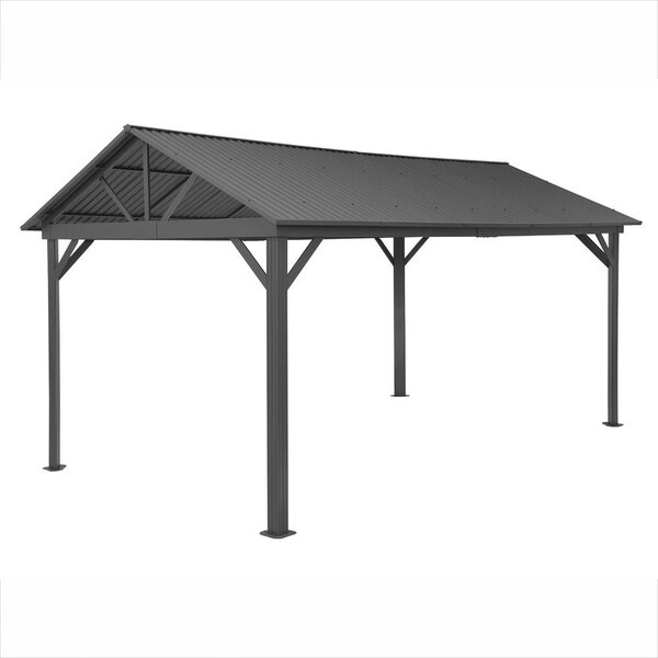 Hliníková pergola Avenberg PAVILIO 5x3m černá