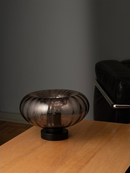 Osram - Stolní lampa DECOR SMOKE 1xE27/12W/230V černá/kouřová šedá