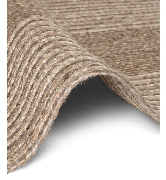 Oboustranný/ručně tkaný jutový běhoun ve světle přírodní barvě/v tmavě přírodní barvě 80x200 cm Juno – Hanse Home