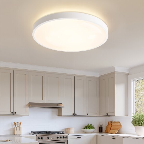 Brilagi - LED Stmívat. svítidlo GLASS POOL DOUBLE LED/80W/230V 60 cm bílá + DO