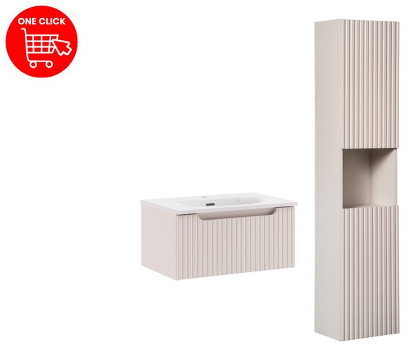 Comad Set koupelnového nábytku Nova Cashmere 60 kašmír mat