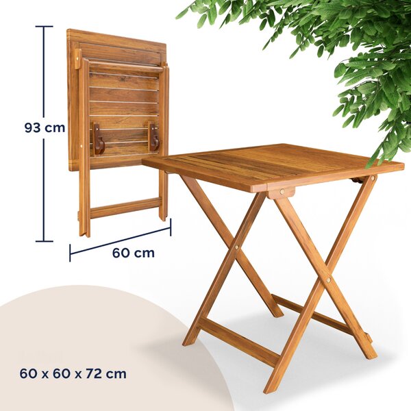 Balkónový set VITEK, 1+2, přírodní hnědá Casaria