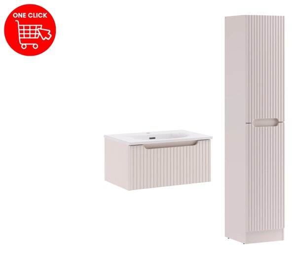 Comad Set koupelnového nábytku Nova Cashmere 60 kašmír mat