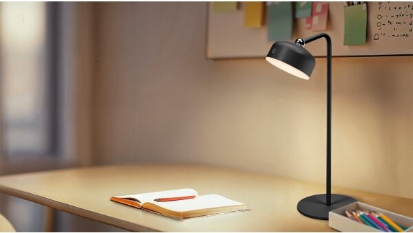 Osram - LED Stmívatelná nabíjecí stolní lampa 3v1 DECOR HELPER LED/1,8W/5V černá