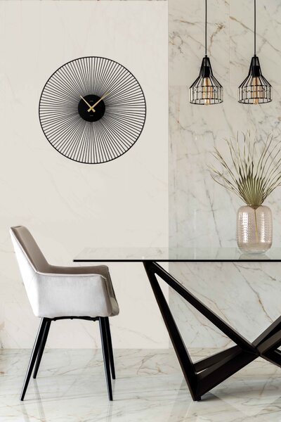 JVD Černé designové exkluzivní nástěnné hodiny JVD HJ101 (POŠTOVNÉ ZDARMA!!)