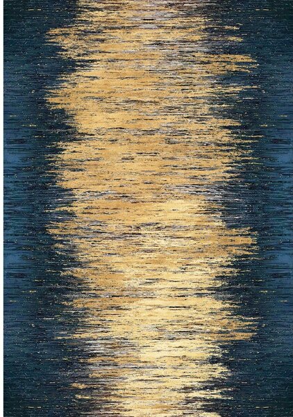 Žlutý/tmavě modrý pratelný koberec 50x80 cm Goldie – Vitaus
