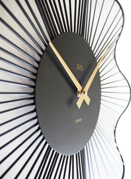 JVD Černé designové exkluzivní nástěnné hodiny JVD HJ100 (POŠTOVNÉ ZDARMA!!)