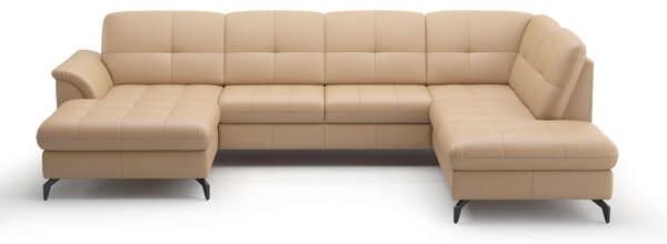SEDACÍ SOUPRAVA, textil, kůže, cappuccino Sit & More - Sedací soupravy, Online Only