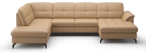 SEDACÍ SOUPRAVA, textil, kůže, cappuccino Sit & More - Sedací soupravy, Online Only