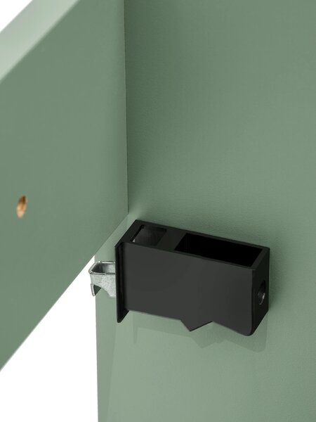 Comad Koupelnová skříňka s nábytkovým umyvadlem Sombra Green 80 rákosově zelená s baterií