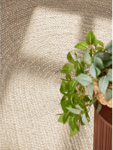 Krémový oboustranný/ručně tkaný jutový koberec 160x230 cm Braided – Hanse Home