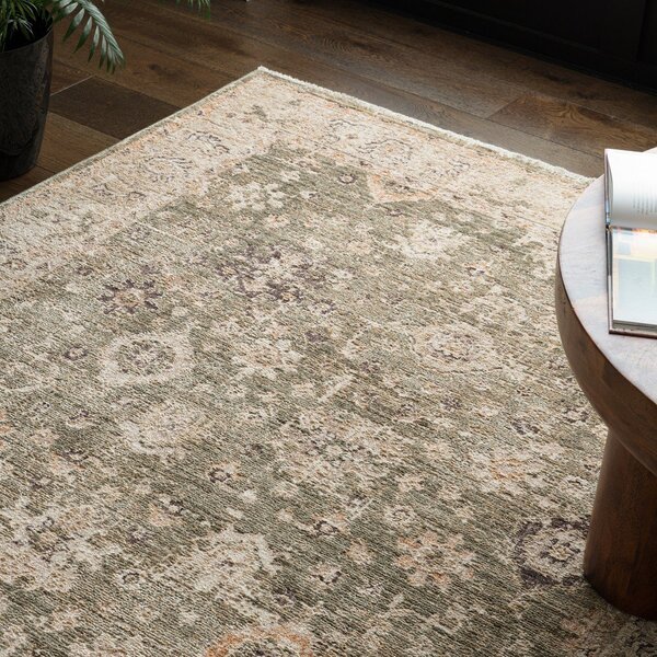Zelený/béžový ručně tkaný koberec 120x160 cm Heriz Ornate – Asiatic Carpets