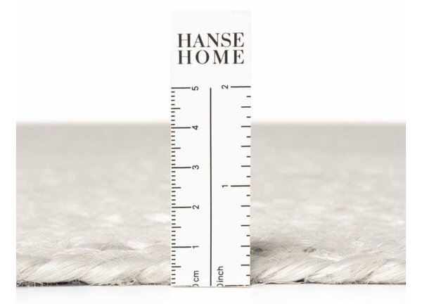 Krémový oboustranný/ručně tkaný jutový koberec 160x230 cm Braided – Hanse Home