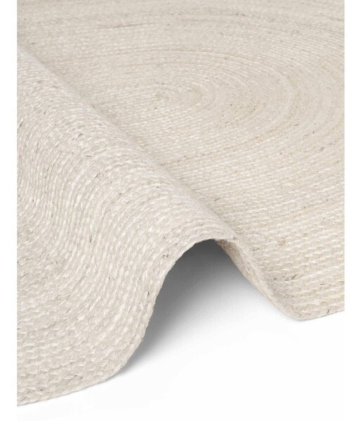 Krémový oboustranný/ručně tkaný jutový koberec 160x230 cm Braided – Hanse Home