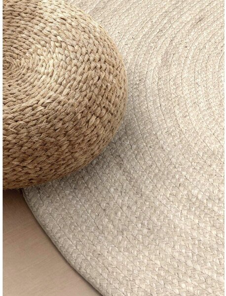 Krémový oboustranný/ručně tkaný jutový koberec 160x230 cm Braided – Hanse Home