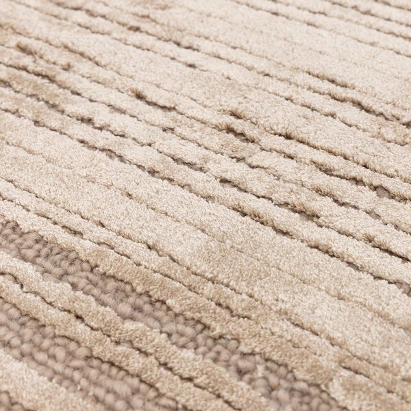 Béžový ručně tkaný koberec s příměsí vlny 120x170 cm Henley Sand – Asiatic Carpets