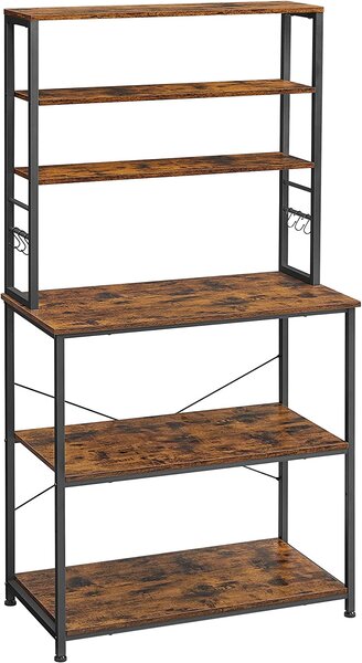 SONGMICS Kuchyňský regál industriální 6 polic