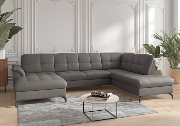 SEDACÍ SOUPRAVA, textil, kůže, mokka Sit & More - Sedací soupravy, Online Only