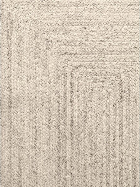 Krémový oboustranný/ručně tkaný jutový běhoun 80x200 cm Juno – Hanse Home