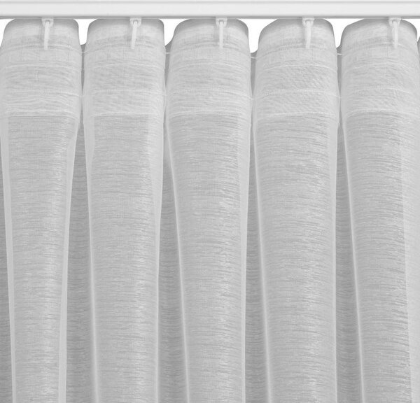 Bílá záclona na flex pásce BELISSA 300x300 cm